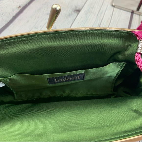 NWT Indeed Floral Embroidered Handbag - Picture 7 of 9